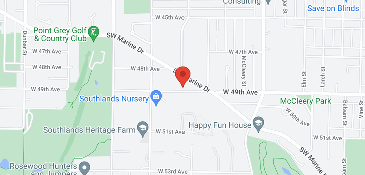 map of 3085 W 49TH AVENUE